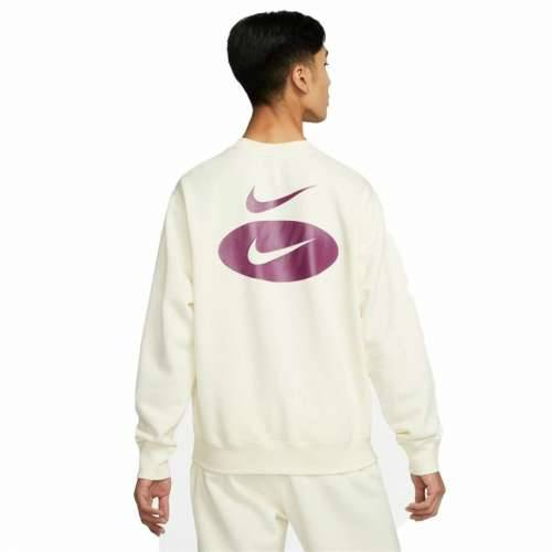 Muška Majica bez Kapuljače Nike Swoosh League Bijela Cijena