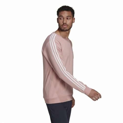 Muška Majica bez Kapuljače Adidas Essentials French Terry 3 Stripes Roza Cijena