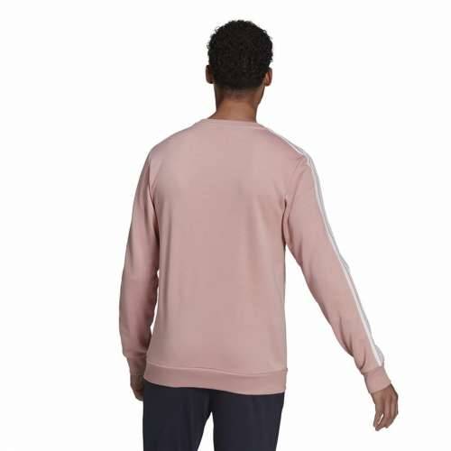 Muška Majica bez Kapuljače Adidas Essentials French Terry 3 Stripes Roza Cijena