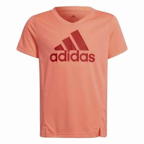 Dječje Majica Kratkih Rukava Adidas Designed to Move Losos Cijena