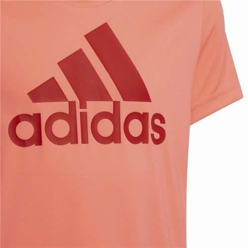 Dječje Majica Kratkih Rukava Adidas Designed to Move Losos Cijena