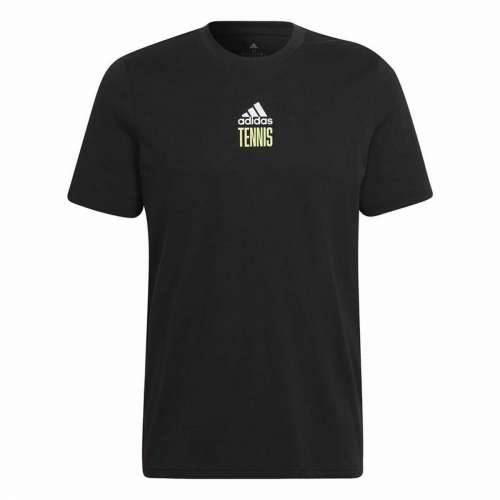 Muška Majica Kratkih Rukava Adidas Aeroready Paris Graphic tenis Crna Cijena