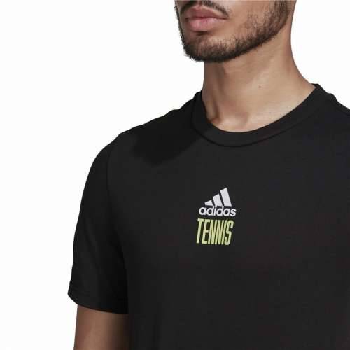 Muška Majica Kratkih Rukava Adidas Aeroready Paris Graphic tenis Crna Cijena