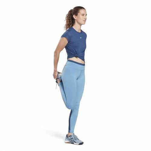 Ženska Majica Kratkih Rukava Reebok Workout Ready Tamno plava Cijena