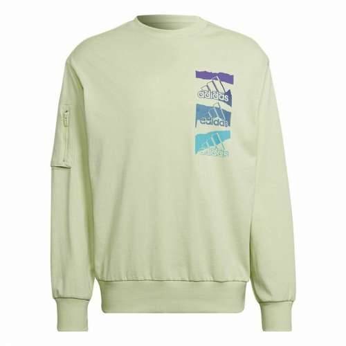 Muška Majica bez Kapuljače Adidas Essentials Brandlove Zelena Cijena