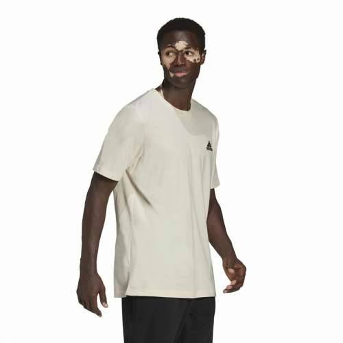 Muška Majica Kratkih Rukava Adidas Essentials Feelcomfy Bijela Cijena