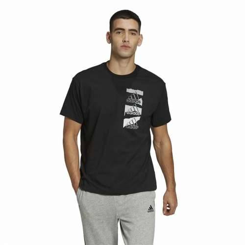 Muška Majica Kratkih Rukava Adidas Essentials Brandlove Crna Cijena