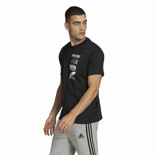 Muška Majica Kratkih Rukava Adidas Essentials Brandlove Crna Cijena