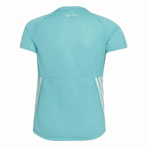 Dječje Majica Kratkih Rukava Adidas Aeroready Three Stripes Akvamarin Cijena
