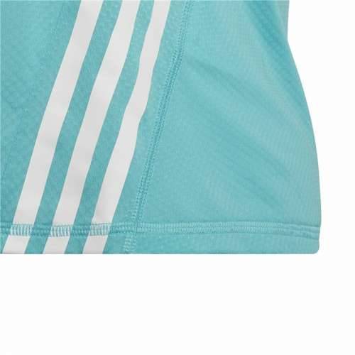Dječje Majica Kratkih Rukava Adidas Aeroready Three Stripes Akvamarin Cijena