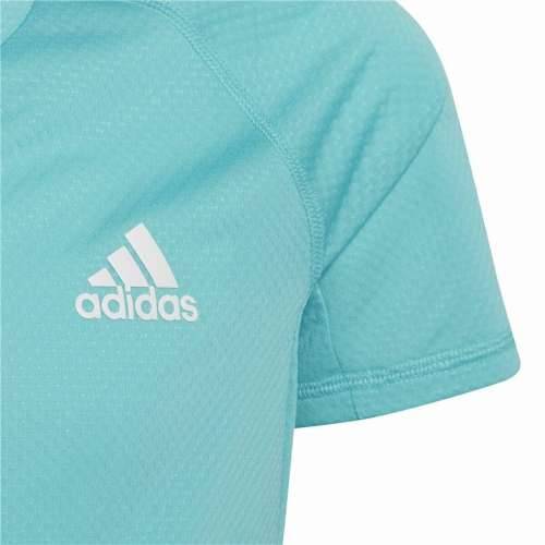 Dječje Majica Kratkih Rukava Adidas Aeroready Three Stripes Akvamarin Cijena