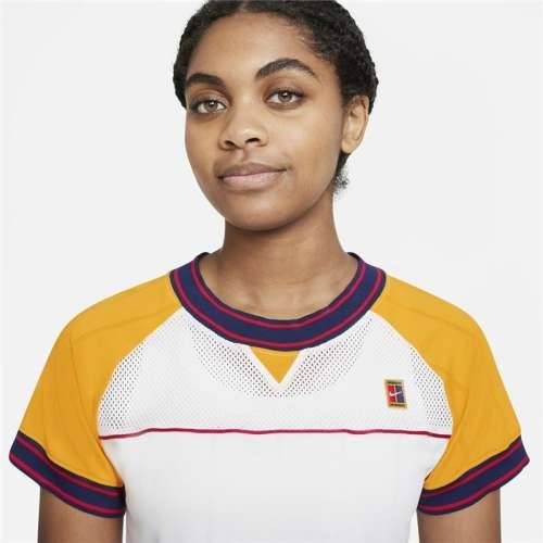 Ženska Majica Kratkih Rukava Nike Court Dri-Fit Slam Bijela Cijena
