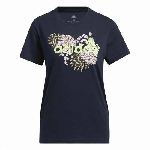 Ženska Majica Kratkih Rukava Adidas Farm Print Graphic Tamno plava Cijena