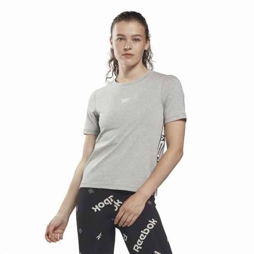 Ženska Majica Kratkih Rukava Reebok Tape Pack Siva Cijena