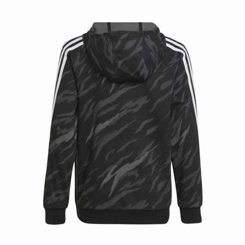 Unisex Majica s Kapuljačom Adidas 3 Stripes Crna Cijena