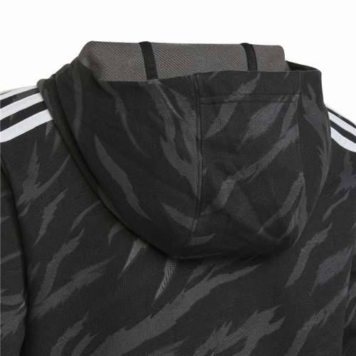 Unisex Majica s Kapuljačom Adidas 3 Stripes Crna Cijena