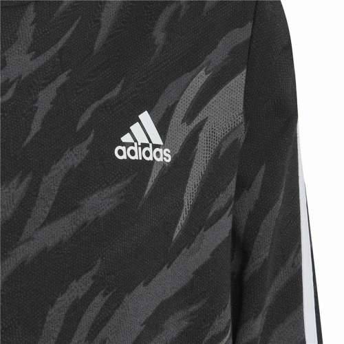 Unisex Majica s Kapuljačom Adidas 3 Stripes Crna Cijena