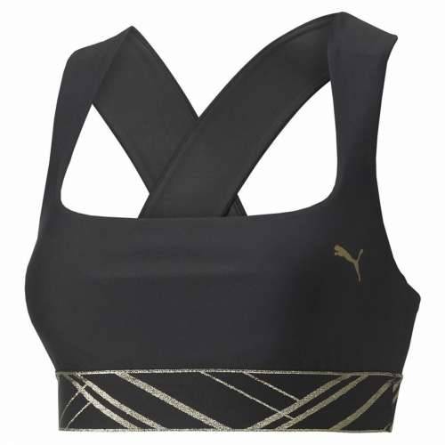 Sport-BH Puma Mid Impact Deco Glam Crna Cijena