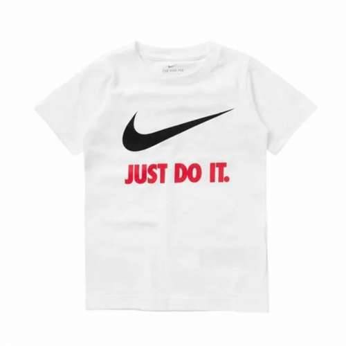 Dječje Majica Kratkih Rukava Nike Swoosh Just Do It Bijela Cijena