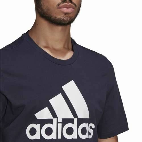 Muška Majica Kratkih Rukava  Essentials Big Logo  Adidas Legend Ink  Plava Cijena