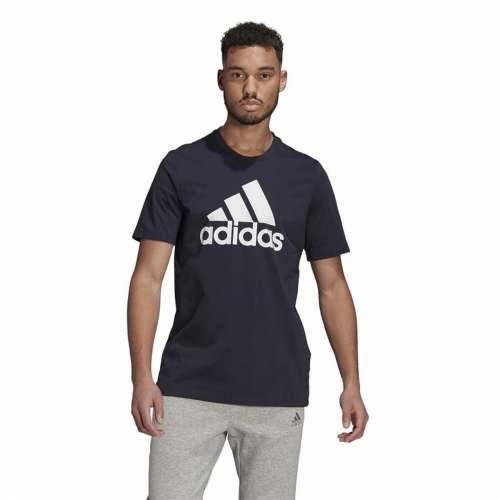 Muška Majica Kratkih Rukava  Essentials Big Logo  Adidas Legend Ink  Plava Cijena
