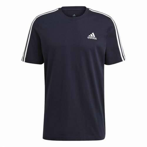 Muška Majica Kratkih Rukava Essentials 3 bandas Adidas Legend Ink Plava Tamno plava Cijena