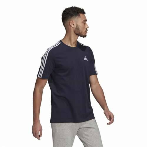 Muška Majica Kratkih Rukava Essentials 3 bandas Adidas Legend Ink Plava Tamno plava Cijena