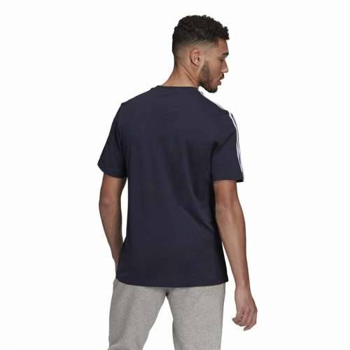 Muška Majica Kratkih Rukava Essentials 3 bandas Adidas Legend Ink Plava Tamno plava Cijena