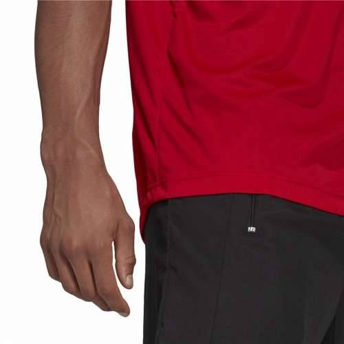 Muška Majica Kratkih Rukava  Aeroready Designed To Move Adidas Designed To Move Crvena Cijena