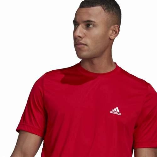 Muška Majica Kratkih Rukava  Aeroready Designed To Move Adidas Designed To Move Crvena Cijena