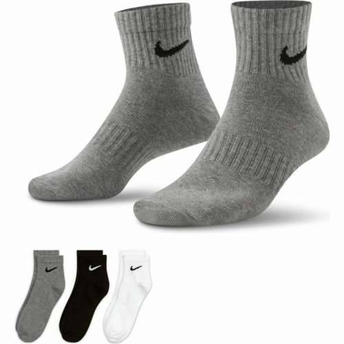 Sportske Čarape Nike Everyday Lightweight Siva 3 pari Cijena