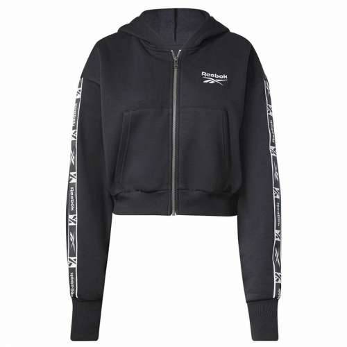 Ženska Sportska Jakna Reebok Tape Pack Full Zip Crna Cijena