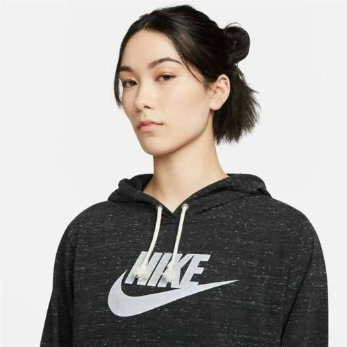 Ženska Majica s Kapuljačom Nike Sportswear Gym Vintage Crna Cijena