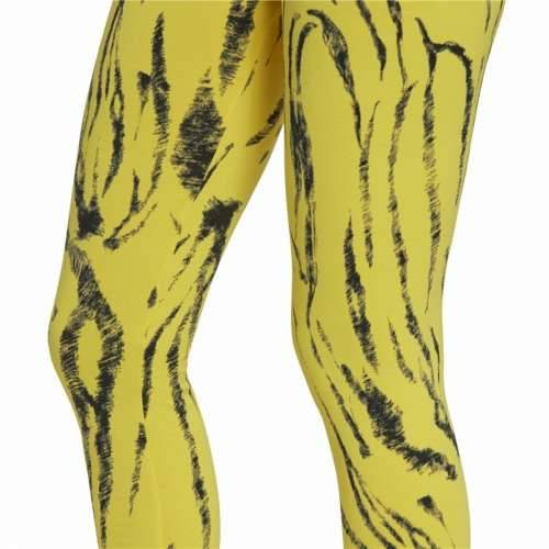 Ženske Sportske Tajice Adidas Future Icons Animal-Print Rumena Cijena