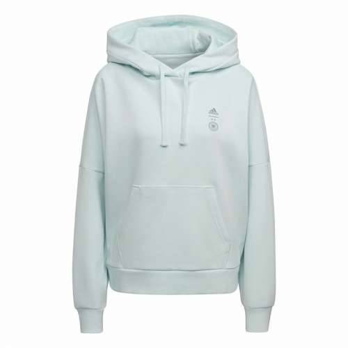 Ženska Majica s Kapuljačom Adidas Germany Travel Cian Cijena