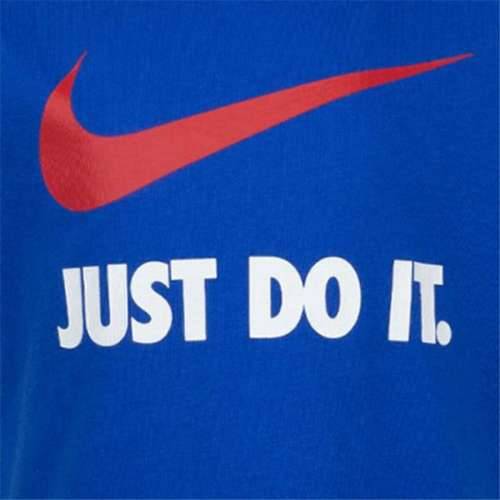 Dječje Majica Kratkih Rukava Nike Swoosh Plava Cijena