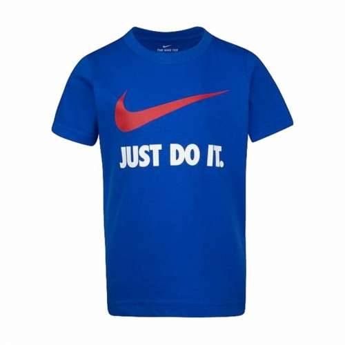 Dječje Majica Kratkih Rukava Nike  NKB Swoosh  Plava Cijena
