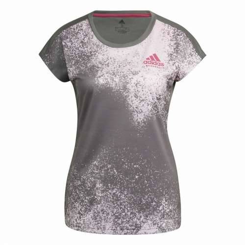 Ženska Majica Kratkih Rukava Adidas Tamno sivo Cijena