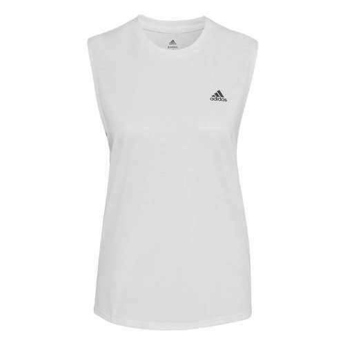 Ženska Majica Bez Rukava Adidas Muscle Run Icons Bijela Cijena