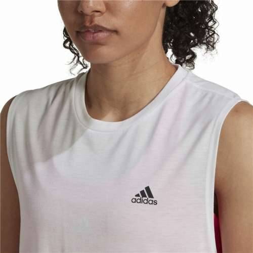 Ženska Majica Bez Rukava Adidas Muscle Run Icons Bijela Cijena