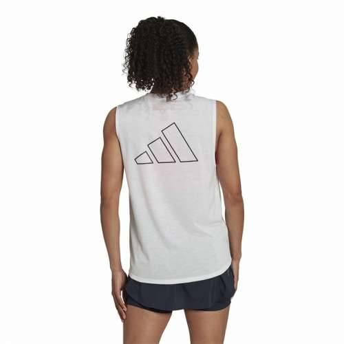 Ženska Majica Bez Rukava Adidas Muscle Run Icons Bijela Cijena