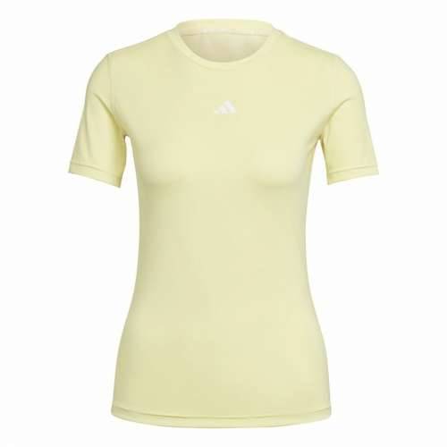 Ženska Majica Kratkih Rukava Adidas Techfit Training Rumena Cijena
