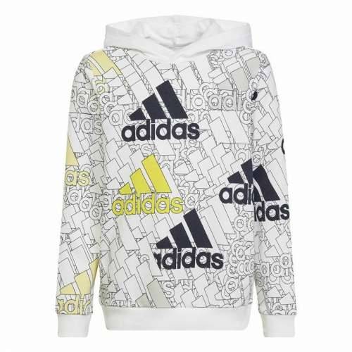 Dječja Majica s Kapuljačom Adidas Brand Love Bijela Cijena