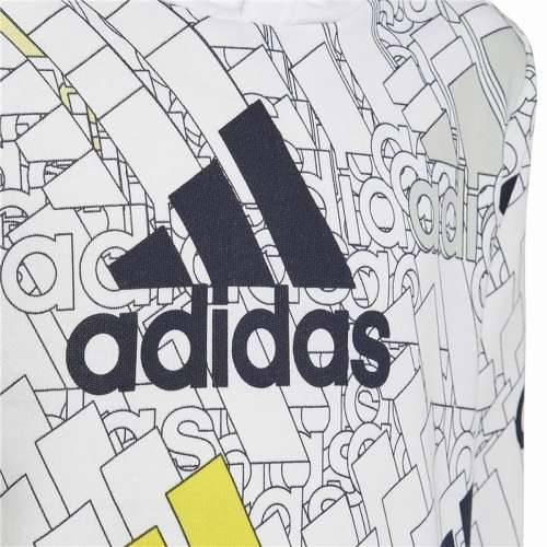 Dječja Majica s Kapuljačom Adidas Brand Love Bijela Cijena