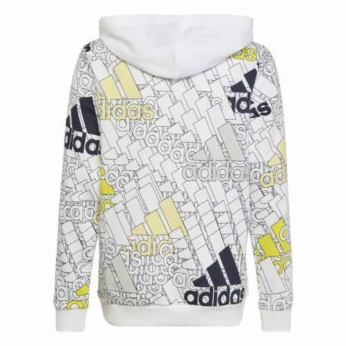 Dječja Majica s Kapuljačom Adidas Brand Love Bijela Cijena