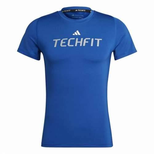 Muška Majica Kratkih Rukava Adidas techfit Graphic  Plava Cijena