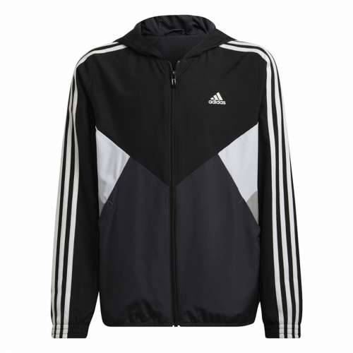Dječja Sportska Jakna Adidas Coupe-Vent Colorblock Crna Cijena