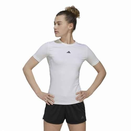 Ženska Majica Kratkih Rukava Adidas Techfit Training Bijela Cijena