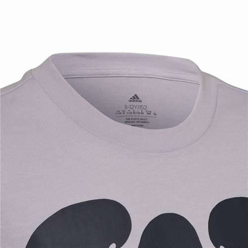 Dječje Majica Kratkih Rukava Adidas Marimekko Graphic Boja šljive Cijena