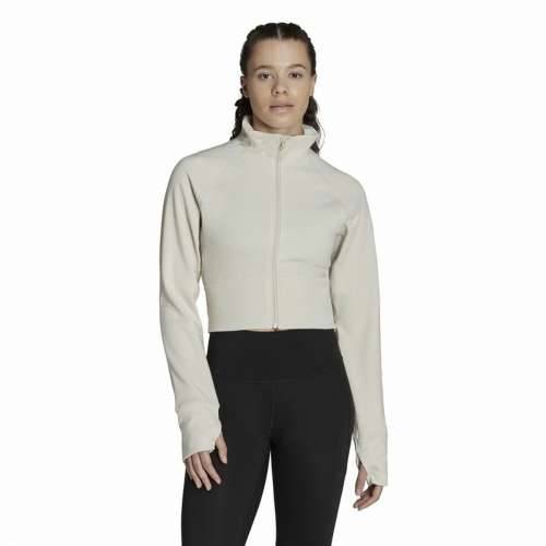 Ženska Sportska Jakna Adidas Aeroready Studio Bež Cijena